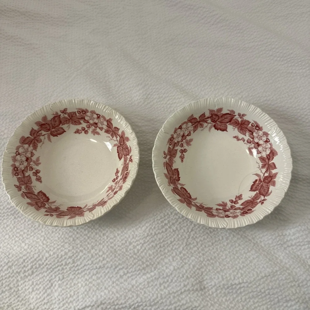 Wedgwood bramble Pink Replacement Bowls (2) 6